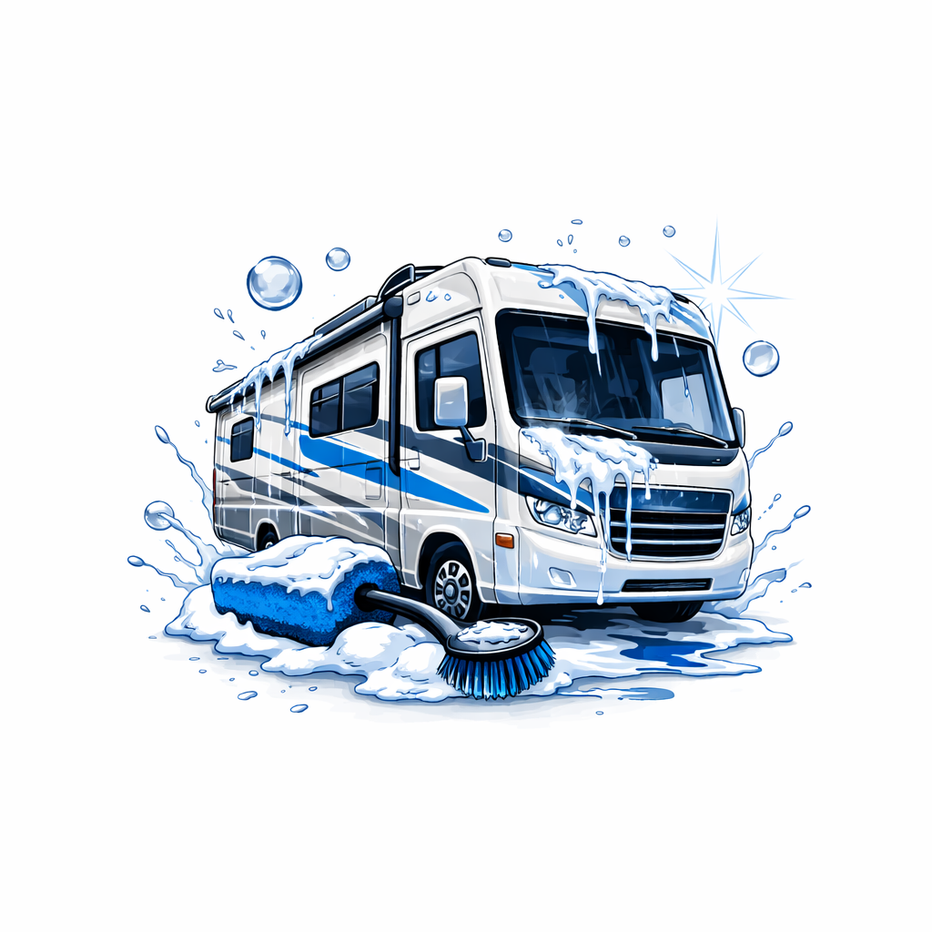 RV wash and wax icon